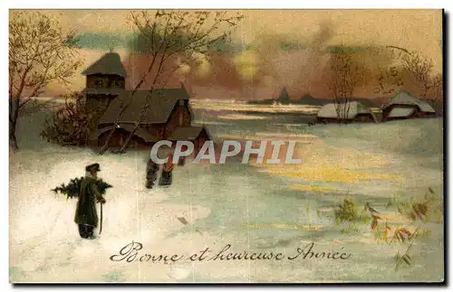 Cartes postales Fantaisie Bonne et heureuse annee