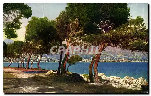 Ansichtskarte AK Menton Vue prise du Cap Martin