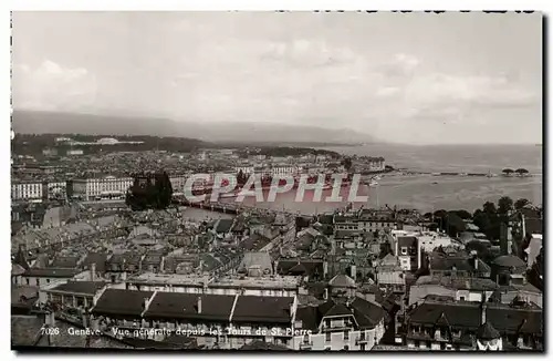 Cartes postales moderne Geneve Vue generale depuis les tours de St Pierre