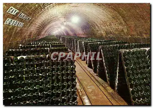 Moderne Karte Espagne Espana Spain Cavas Codorniu Bouteilles sur pointe