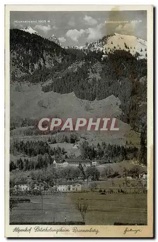 Cartes postales Alpenhof Posterholungsheim bei Brannenburg