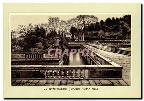 Cartes postales Nimes Le Nymphaeum (baisn romains)