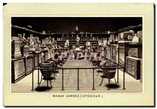 Cartes postales Nimes Maison carree (interieur)