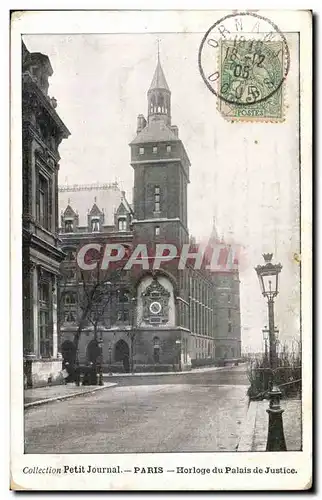 Paris Ansichtskarte AK Horloge du palais de justice