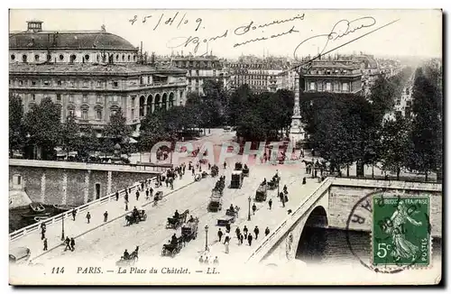 Paris Cartes postales Place du Chatelet