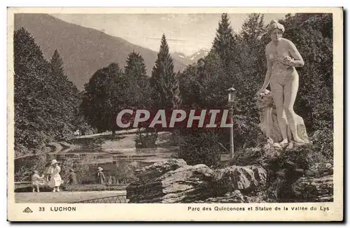 Ansichtskarte AK Luchon Parc des Quinconces de la vallee du Lys