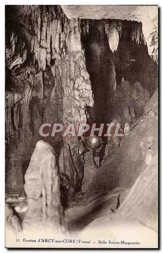 Cartes postales Grottes d'Arcy sur Cure Salle Sainte Marguerite