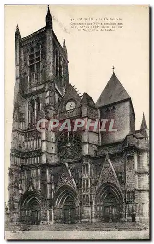 Cartes postales Meaux la cathedrale