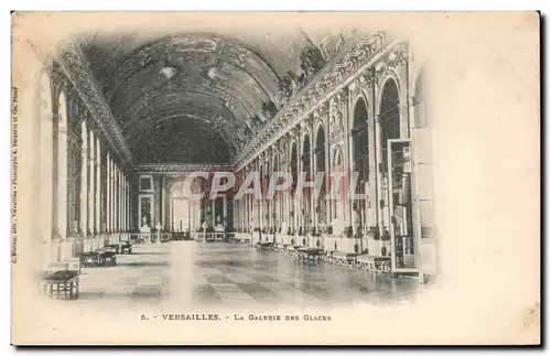 Ansichtskarte AK Versailles La galerie des glaces