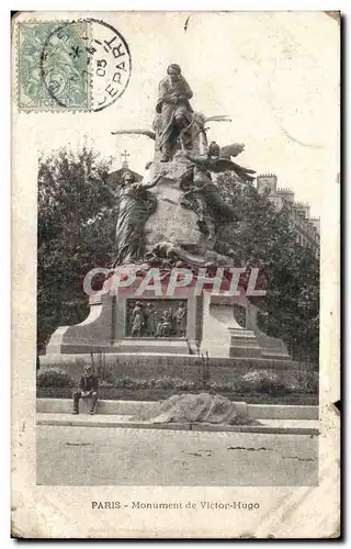 Paris - 4 - Monument de Victor Hugo Cartes postales