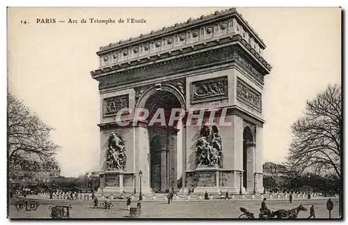 Paris - 8 - L&#39Arc de Triomphe de l&#39Etoile Cartes postales