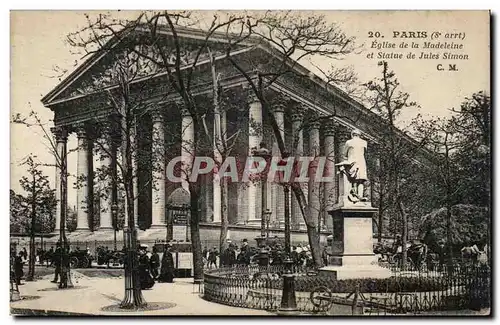 Paris - 8 - Church of Madeleine Cartes postales�