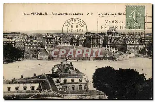 Versailles - Vue Generale du Chateau - Cartes postales