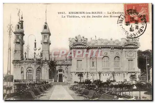 Enghien les Bains - Le Casino - Le Theatre - - Cartes postales