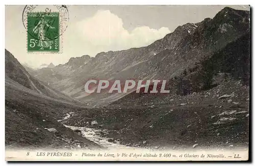 Les Pyrenees - Plateau de Lienz - Le Pic d&#39Ayre 2000m alt - Ansichtskarte AK