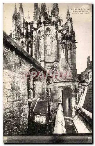 Le Mont Saint Michel - L&#39 abside de l&#39Eglise Cartes postales