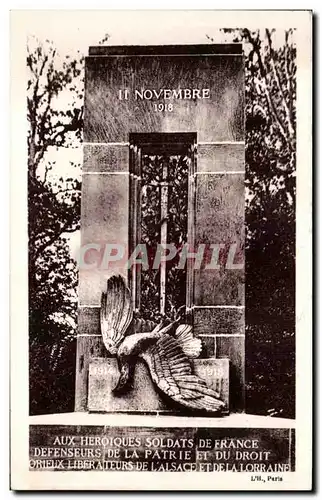 Compiegne - Clairiere de l&#39Armistice Eagle Aigle Cartes postales