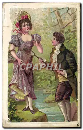 Fantaisie - Couple in Elegant Clothing - Cartes postales