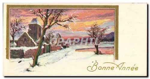 Fetes - Bonne Annee - Winter Scene - Ansichtskarte AK