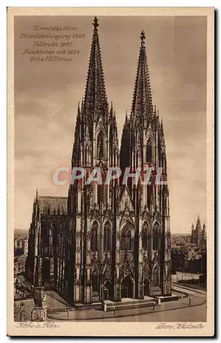 Allemagne - Deutschland - Dom - Koeln - Cologne - Cartes postales