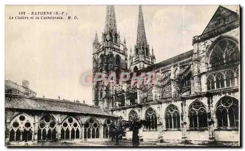 Bayonne - Le Cloitre et la Cathedrale - Cartes postales