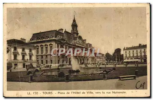 Tours - Place de l&#39Hotel de Ville - Cartes postales