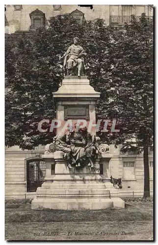 Paris - Monument d&#39Alexandre Dumas - Cartes postales