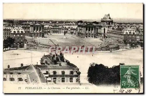 Versailles - Vue Generale Le chateau - Cartes postales