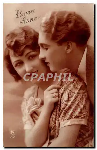 Fantaisie - Couple - Bonne Annee - Happy Couple Cartes postales