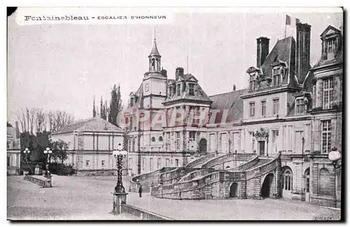 Fontainebleau - Escalier d&#39Honneur - Ansichtskarte AK