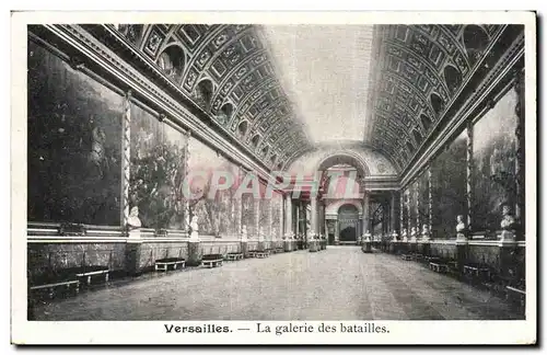 Versailles - -La Galeries des Batailles Ansichtskarte AK