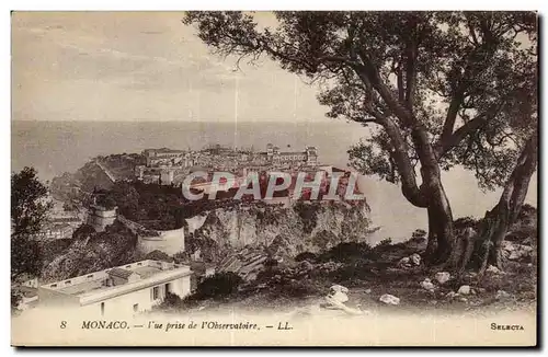 Monaco - Vue prise sur l'Observatoire - Cartes postales