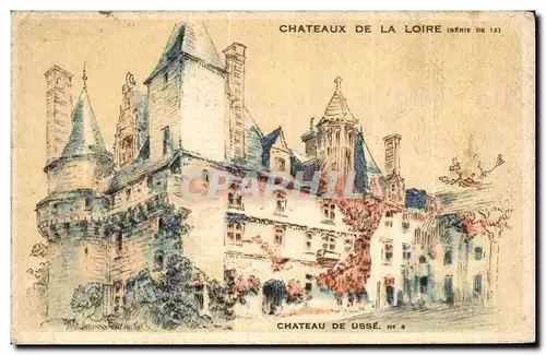 Loire - Chateau de la Loire - Usse - Cartes postales