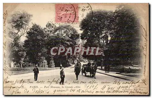 Paris - 8 - Rue Monceau - La Grande Allee - Cartes postales