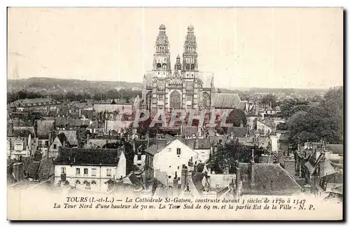 Tours - La Cathedrale St Gatien - Cartes postales