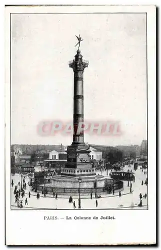 Paris - 10 - La Colonne de Juillet - Cartes postales