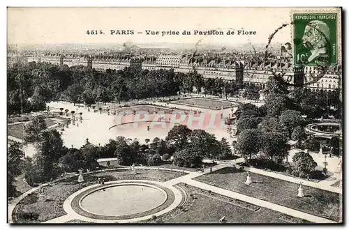 Paris - Vue Prise du Pavillon de Fleur - Cartes postales