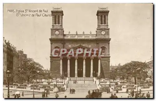 Paris - 10 - Eglise Saint Vincent du Paul - Cartes postales