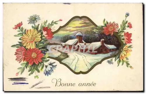 Cartes postales Fantaisie Bonne annee