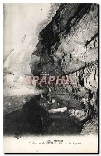 Cartes postales Grottes de Betharram la riviere