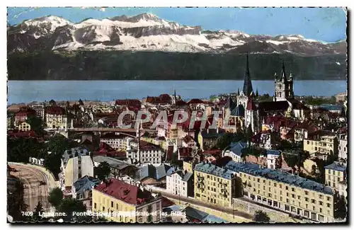 Cartes postales Suisse Lausanne