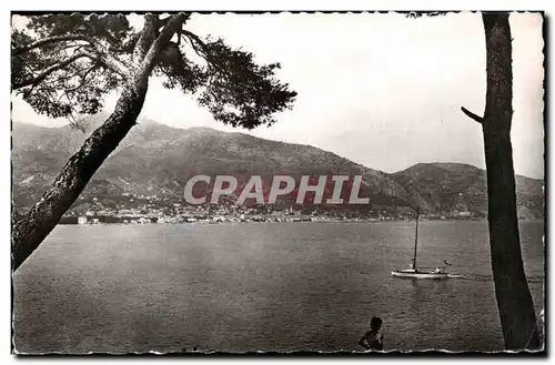 Cartes postales moderne Menton Vue prise du CAp martin