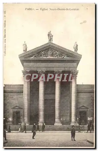 Paris Ansichtskarte AK Eglise Notre DAme de Lorette