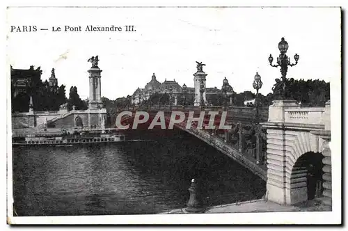 Paris Cartes postales Pont Alexandre III