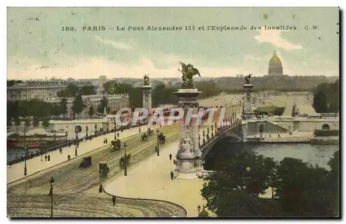 Paris Ansichtskarte AK Pont Alexandre III et Esplanade des Invalides