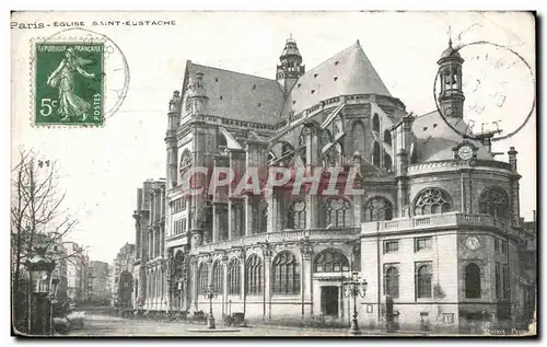 Paris Ansichtskarte AK Eglise Saint Eustache