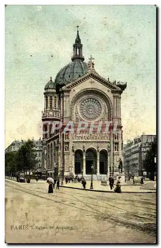 Paris Cartes postales Eglise Saint Augustin