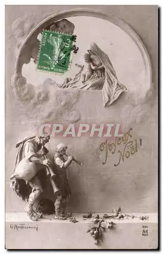 Cartes postales Fantaisie Joyeux Noel Christmas Flute