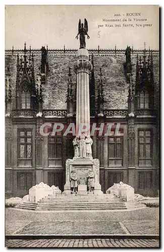 Rouen Ansichtskarte AK Monument de la victoire par Real del Sarte