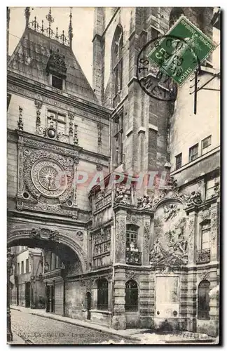 Rouen Cartes postales La grosse horologe